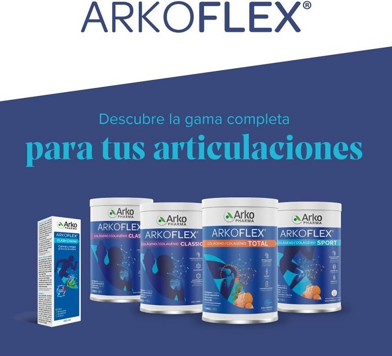 ARKOFLEX Colágeno DolExpert sabor Naranja Duplo 2x390g-8