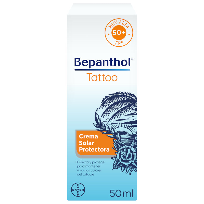 BEPANTHOL Tattoo Crema Solar SPF50+ 50 ml-1