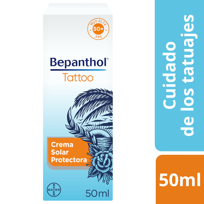 BEPANTHOL Tattoo Crema Solar SPF50+ 50 ml-2
