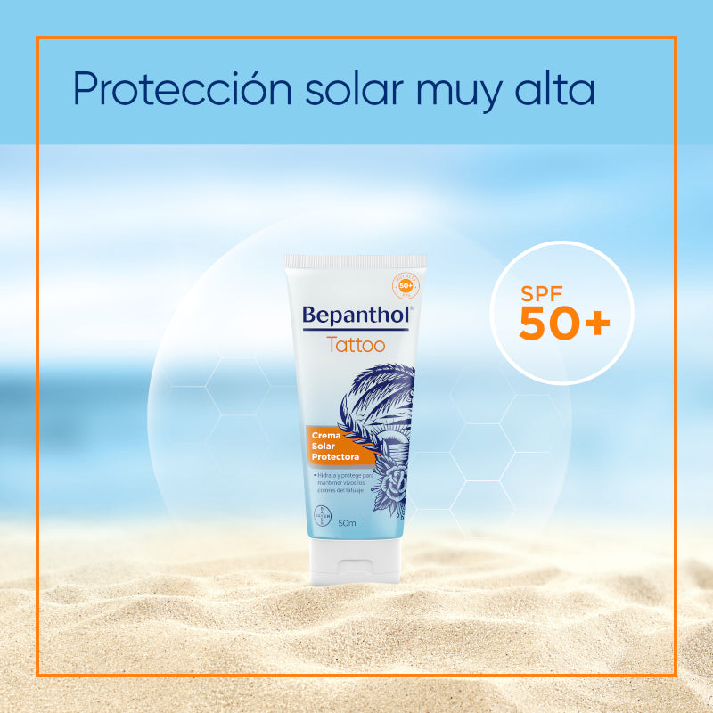 BEPANTHOL Tattoo Crema Solar SPF50+ 50 ml-7