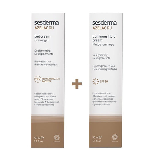 SESDERMA Pack Azelac Ru Despigmentante Crema-Gel 50ml + Azelac Ru Crema Gel Fluido Luminoso 50ml-1