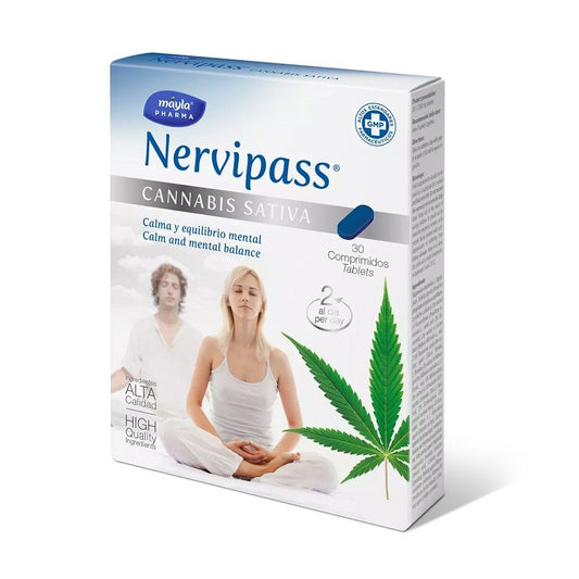 Nervipass Cannabis Sativa 30 comprimés Mayla Pharma