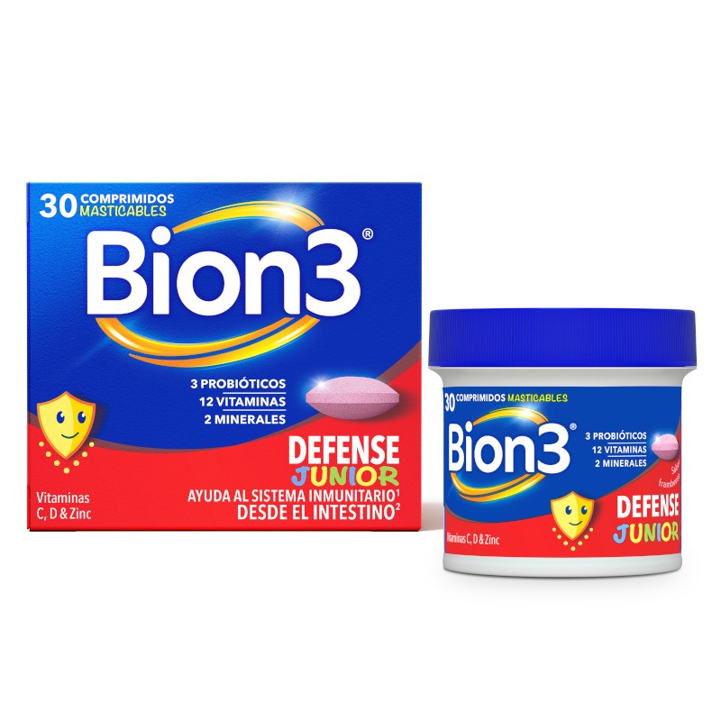 BION 3 Defense Junior30 Comprimidos Masticables-1