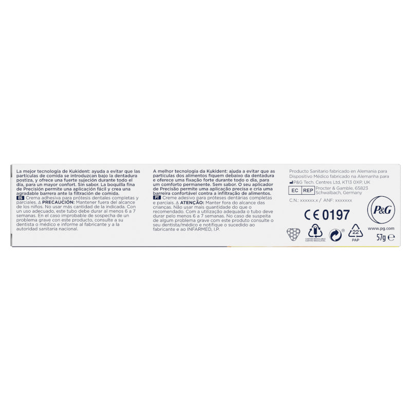KUKIDENT Pro Ultimate Sin Sabor Triplo 3x57 g-5
