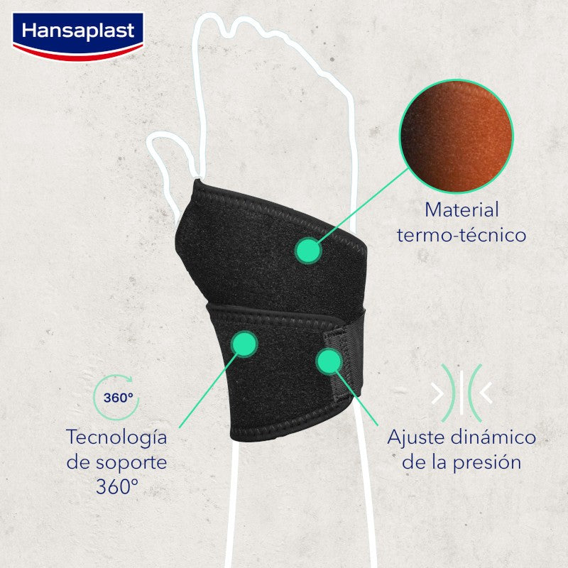 HANSAPLAST Muñequera Soporte Ajustable-3
