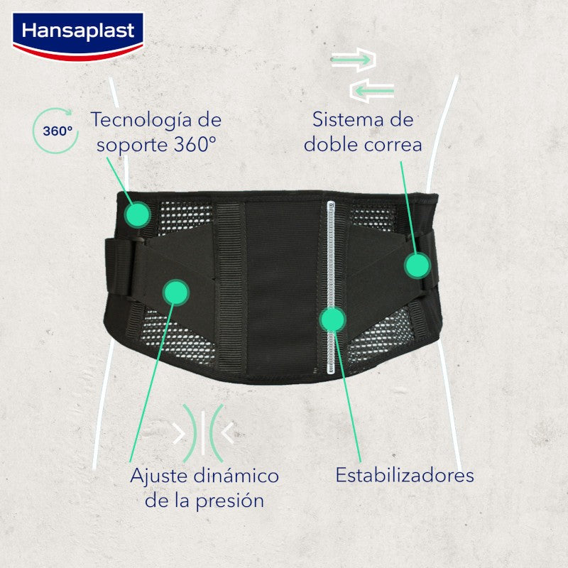 HANSAPLAST Soporte de Espalda Ajustable 1 unidad-3