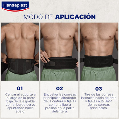 HANSAPLAST Soporte de Espalda Ajustable 1 unidad-6