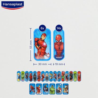 HANSAPLAST Marvel 20 Apósitos Infantiles-3