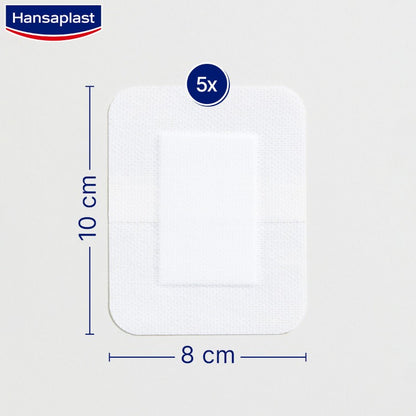 Hansaplast Sensitive XXL 10 x 8cm 5 apósitos-3