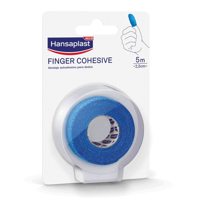 HANSAPLAST Venda Cohesiva para Dedos Azul 5m x 2,5cm-1