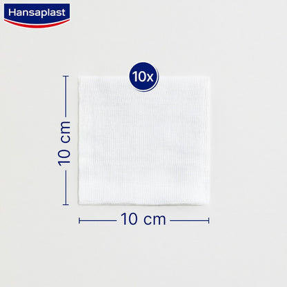 HANSAPLAST Gasas Suaves 10x10cm 10 unidades-3