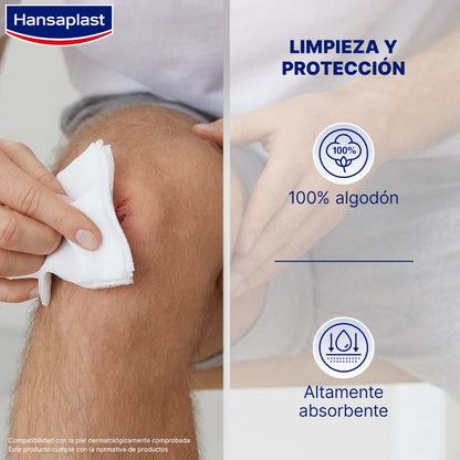 HANSAPLAST Gasas Suaves 10x10cm 10 unidades-2