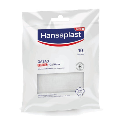 HANSAPLAST Gasas Suaves 10x10cm 10 unidades-1