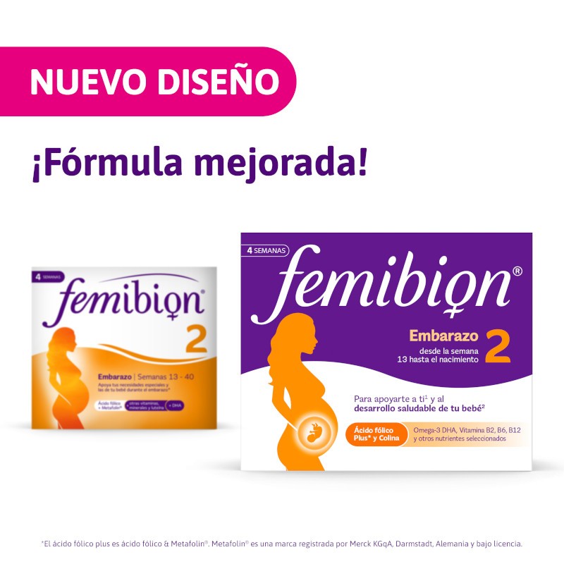 FEMIBION 2 Embarazo Duplo 2x 28 Comprimidos + 28 Cápsulas (8 semanas)-3