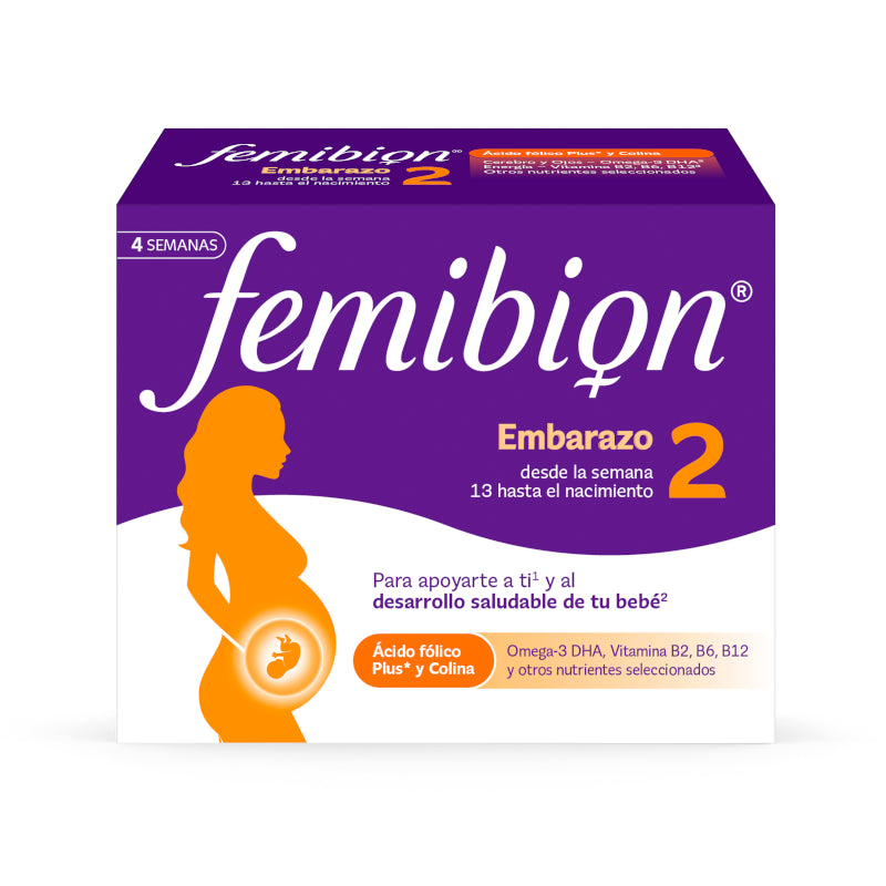 FEMIBION 2 Embarazo Duplo 2x 28 Comprimidos + 28 Cápsulas (8 semanas)-2
