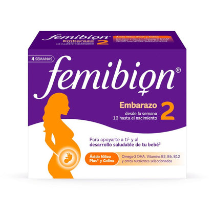 FEMIBION 2 Embarazo Duplo 2x 28 Comprimidos + 28 Cápsulas (8 semanas)-2