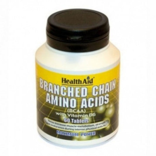 Health Aid BCAA Aminoácidos Ramificados 60 Comprimidos-1