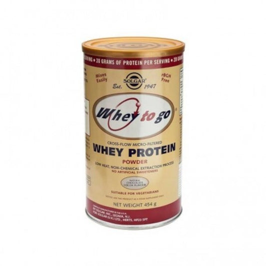 Solgar Whey To Go Proteína en Polvo Chocolate 453 g-1