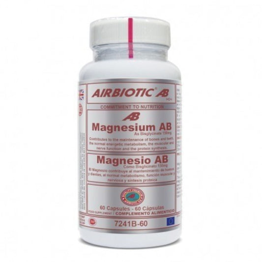 Airbiotic Magnesio AB 150 mg (Bisglicinato) 60 Cápsulas-1