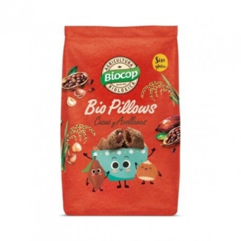 Biocop Cereales Pillows Choco Avellanas 300 g-1