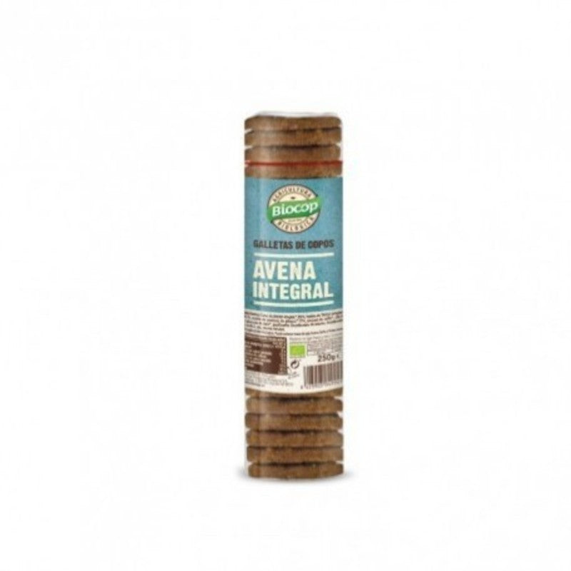Biocop Galletas de Copos de Avena Integral con Chips de Choco 250 g-1