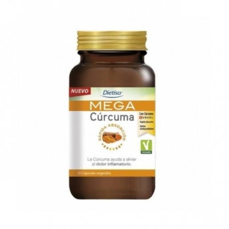 Dietisa Mega Cúrcuma 50 Cápsulas-1