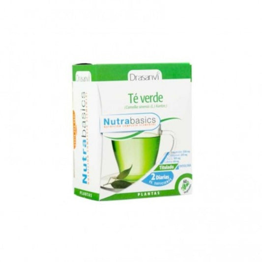 Drasanvi Nutrabasics Té Verde 60 Cápsulas-1