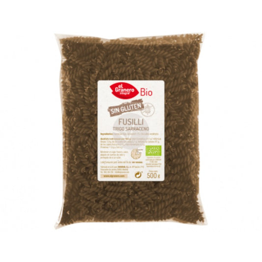 El Granero Integral Fusilli de Trigo Sarraceno Sin Gluten Bio 500 g-1