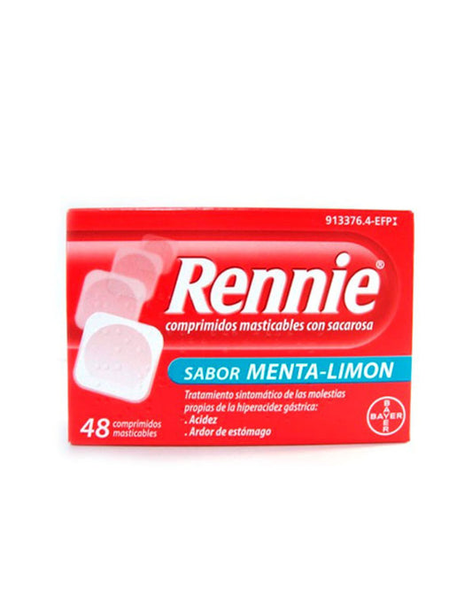 Rennie con Sacarosa 48 Comprimidos Masticable-1