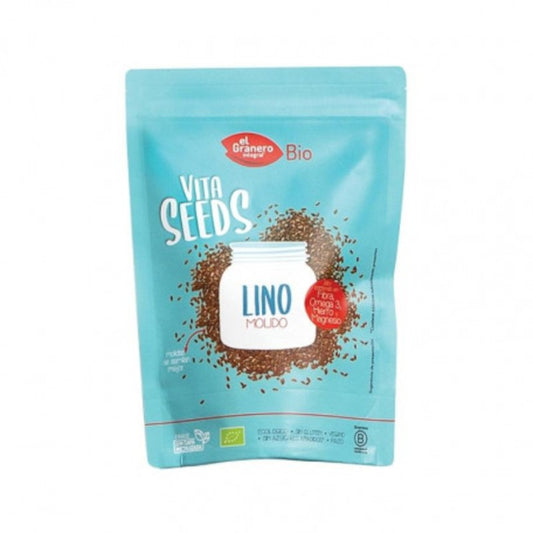 El Granero Integral Semillas de Lino Molidas Bio 300 g-1