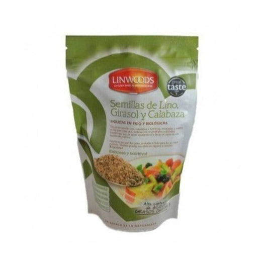 El Granero Integral Semillas Lino, Girasol y Calabaza Bio 200 g-1