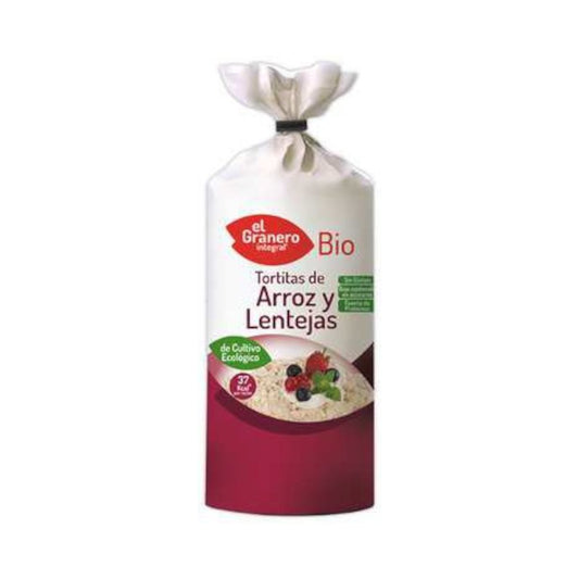 El Granero Integral Tortitas de Arroz y Lentejas Bio 115 g-1