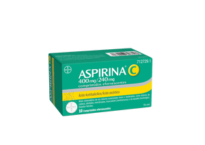 BAYER Aspirina C 10 comprimidos efervescentes.-1