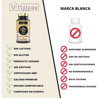 Vittalogy Vitamina D3 Premium Vegan 2x90 Cápsulas【PACK AHORRO】-4
