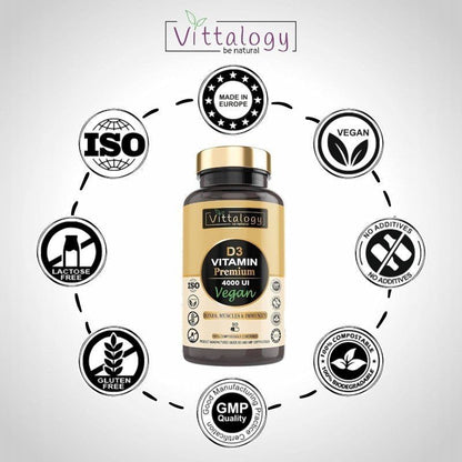 Vittalogy Vitamina D3 Premium Vegan 2x90 Cápsulas【PACK AHORRO】-8