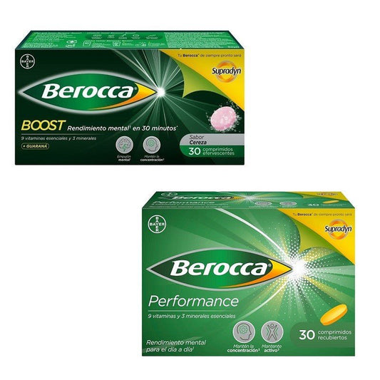 BEROCCA Performance 30 Comprimidos + Boost 30 Comprimidos Efervescentes-1