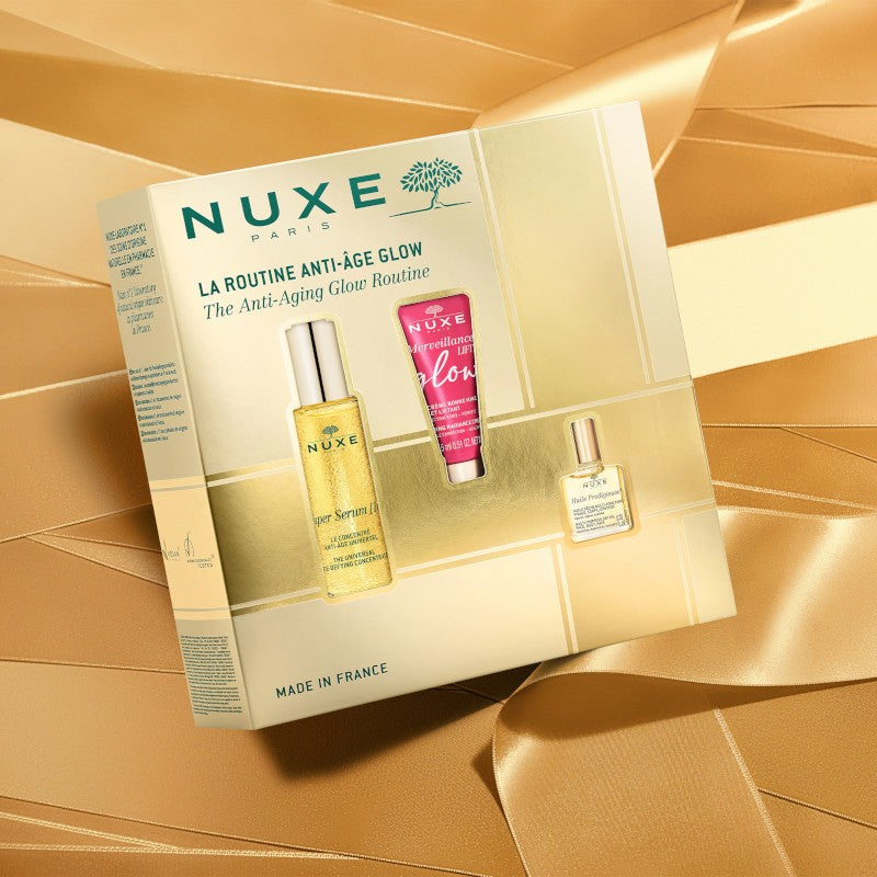 Nuxe Rutina Antiedad Glow: Super Serum [10] 30ml + Merveillance Lift Glow 15ml + Huile Prodigieuse 10ml-3