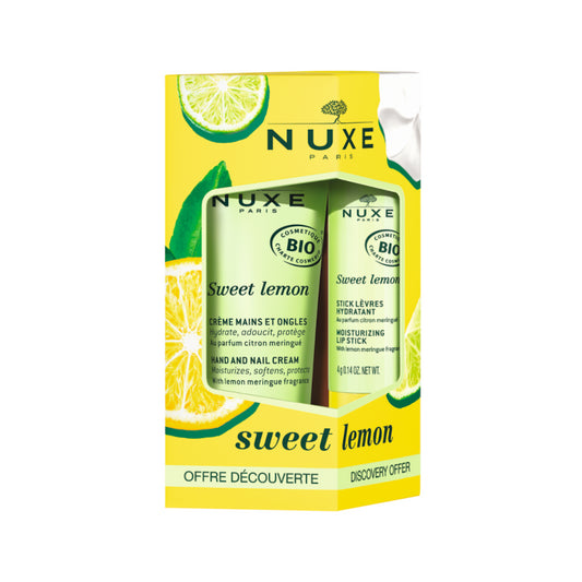 Nuxe Dúo Crema Manos y Uñas Hidratante y Stick Labios Suavizante-1