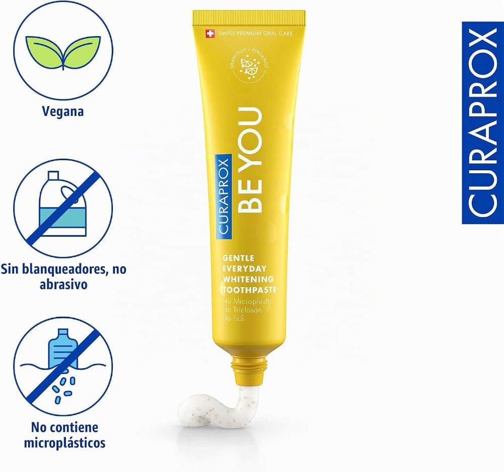 Curaprox Be You Pasta de Dientes Pomelo y Bergamota Amarilla 60 ml