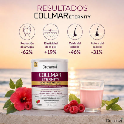 Collmar Eternity 20 Activos Anti-Age Tripéptidos de Colágeno 343g