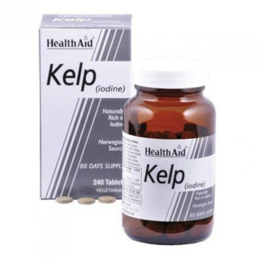 Health Aid Kelp Noruego (Iodine) 300 mg 240 Comprimidos-1