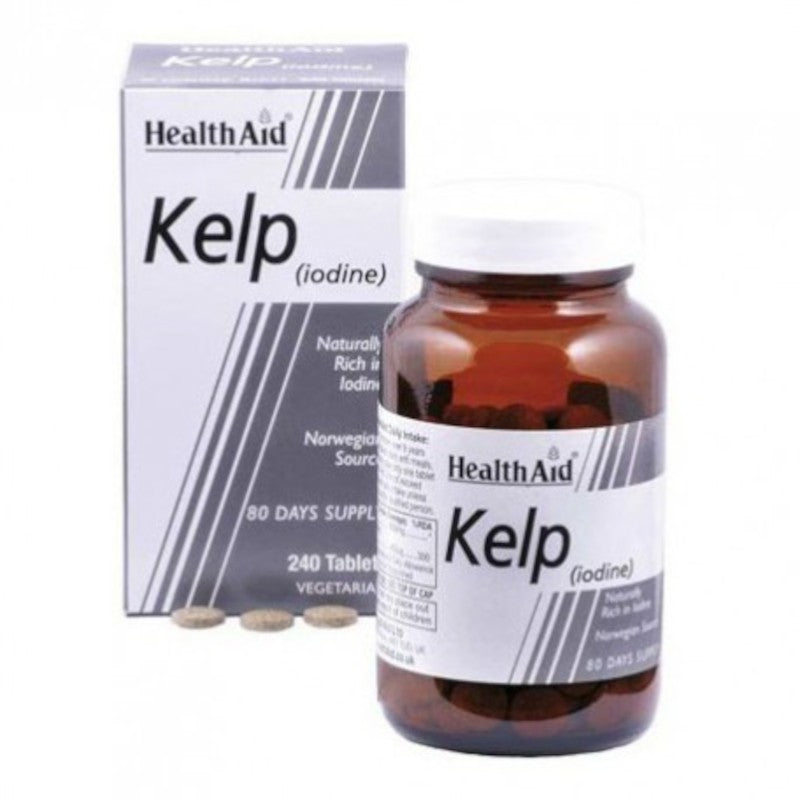 Health Aid Kelp Noruego (Iodine) 300 mg 240 Comprimidos-1