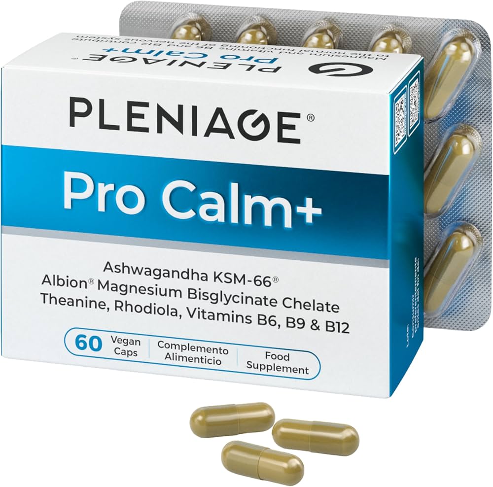 Pleniage Pro Calm+ complemento para el sistema nervioso 60 cápsulas