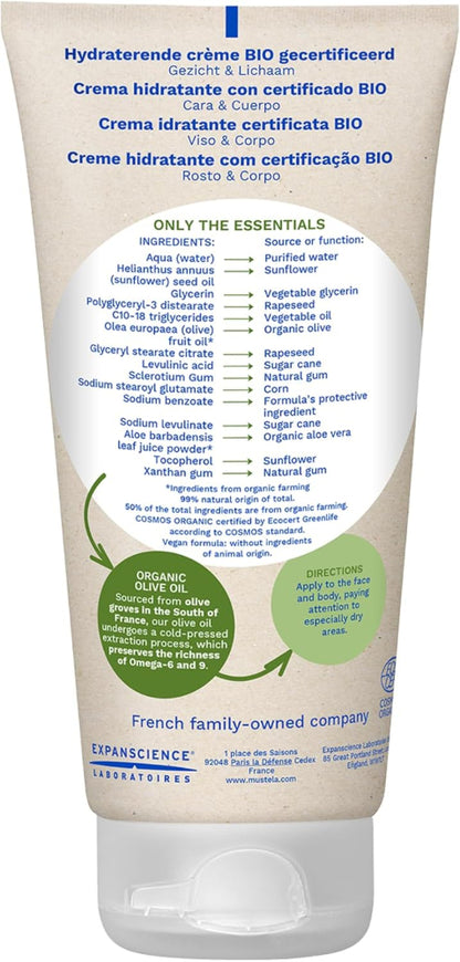 MUSTELA BIO Crema Hidratante 150ml