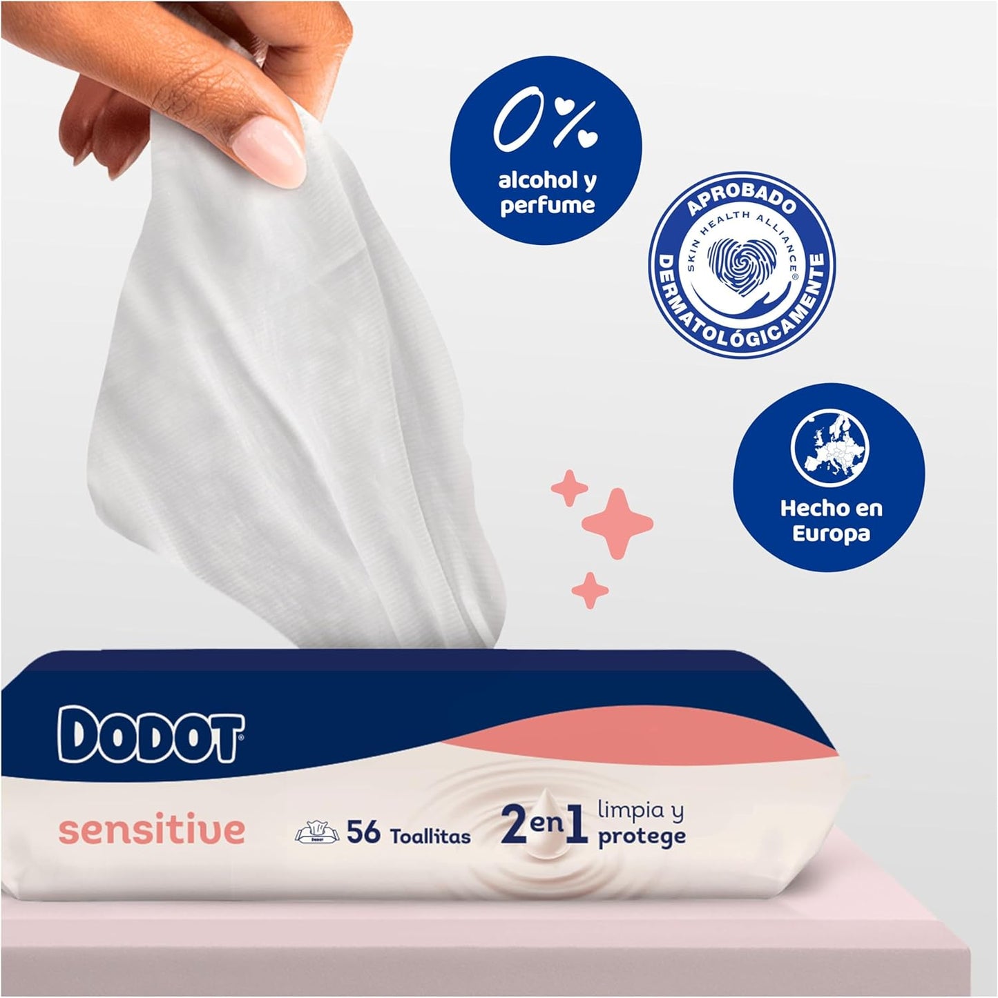 DODOT Sensitive Baby Feuchttücher 56 Tücher