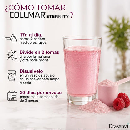 Collmar Eternity 20 Activos Anti-Age Tripéptidos de Colágeno 343g