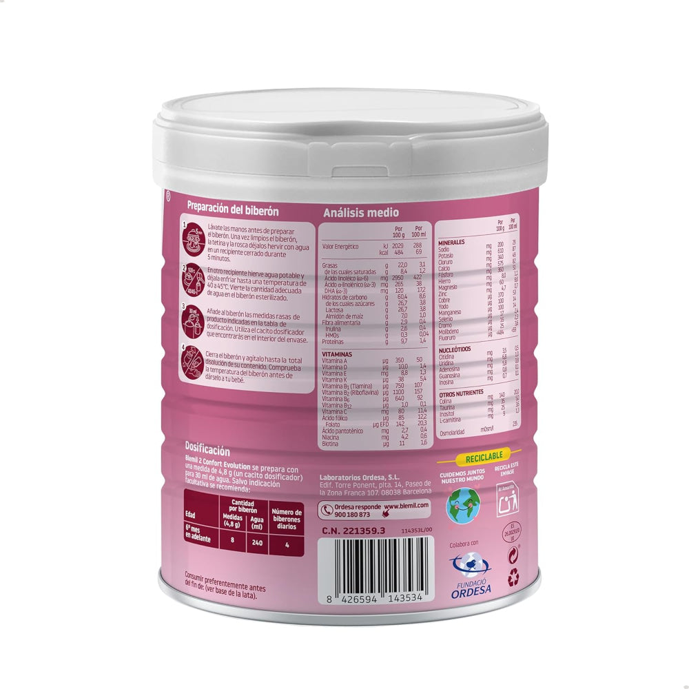 Blemil 2 Confort Evolution 800g