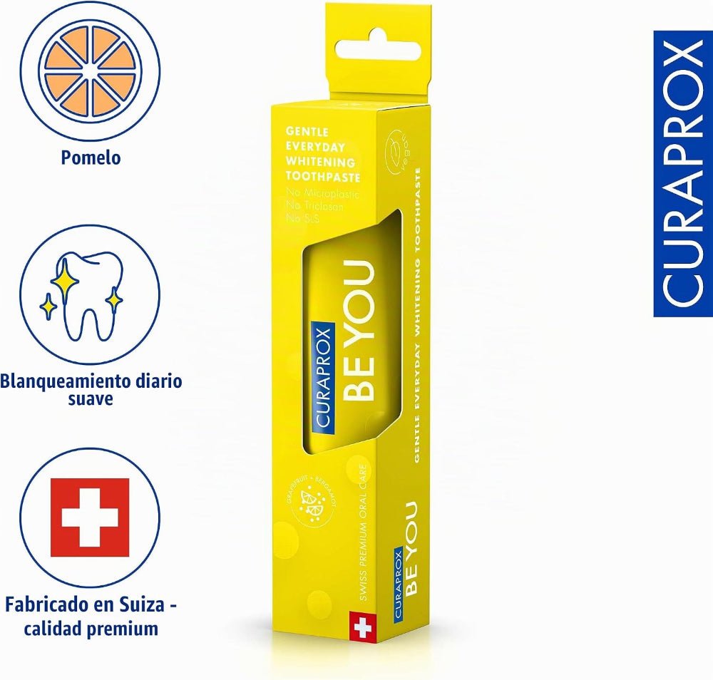 Curaprox Be You Pasta de Dientes Pomelo y Bergamota Amarilla 60 ml