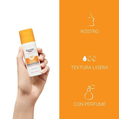 EUCERIN Sun Fluid Pigment Control FPS 50+ (3x50ml) PACK OFERTA-2