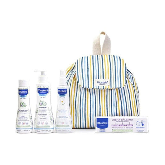 Sac à dos rayé Littlemoments de MUSTELA